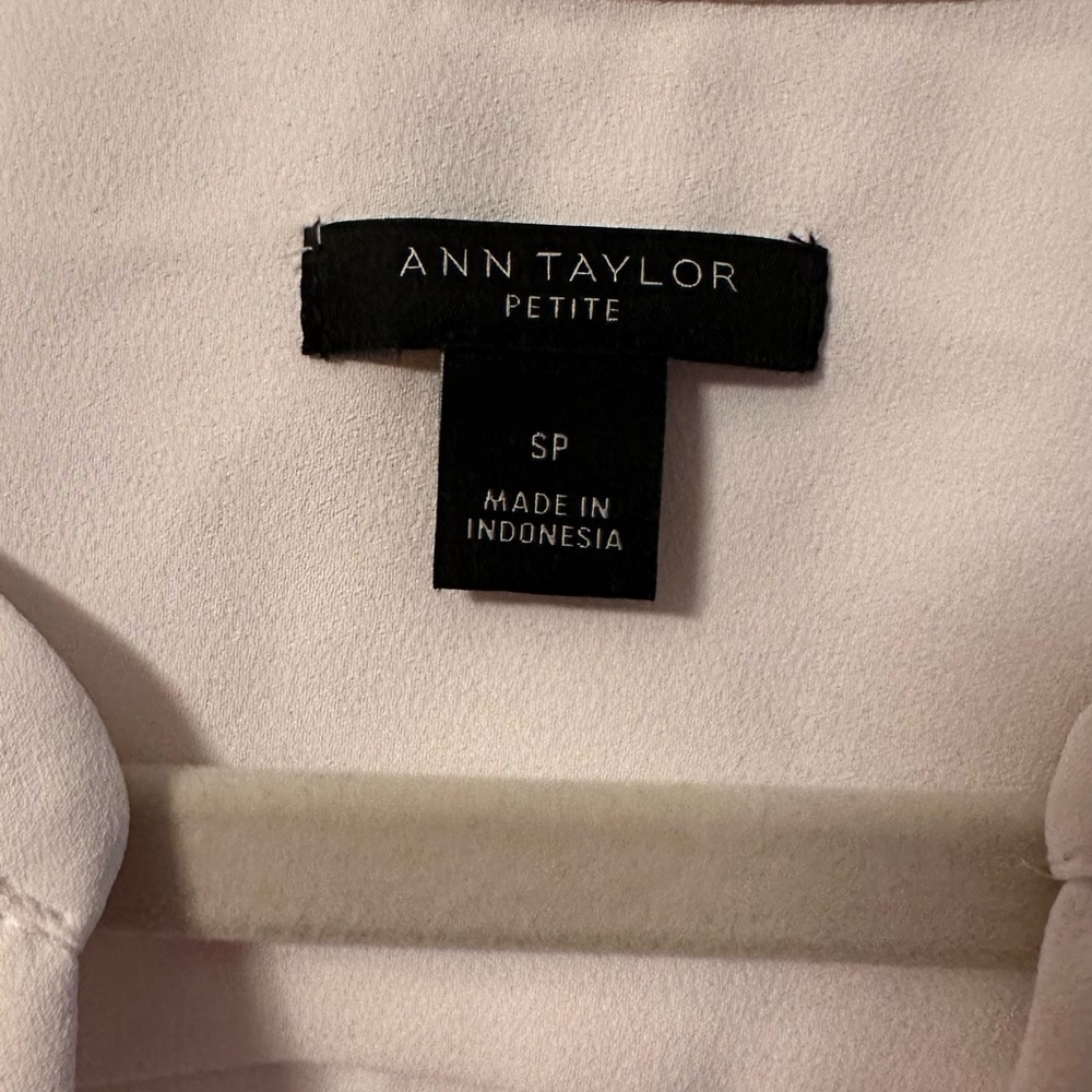 Ann Taylor White Ruffled Blouse - Picture 3 of 5
